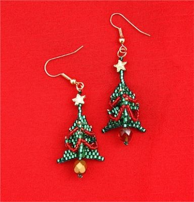 Christmas Tree Earrings