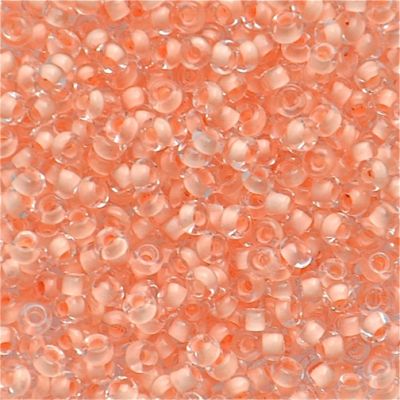 RC160 Peach Ld Crystal Size 10 Seed Beads