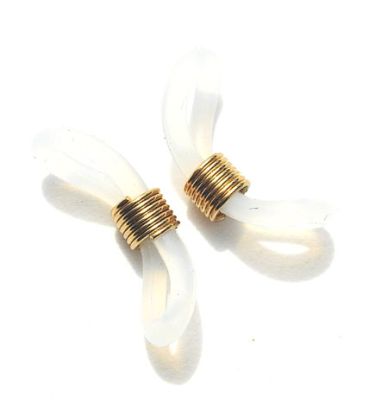 FNx156 10 pairs of Gold Spectacle Chain Ends