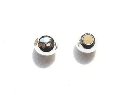 SS007 3mm Sterling Silver Round Bead