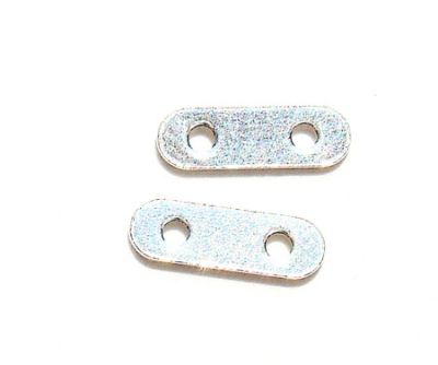 SS095 2 Strand Sterling Silver Spacer Bar