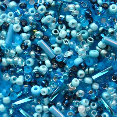 MX008 Turquoise Seed and Bugle Mix