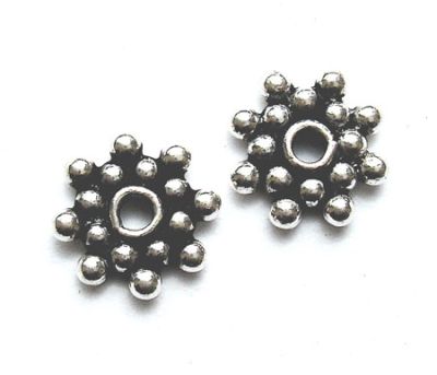 SS081 8mm Beaded Flower Washer