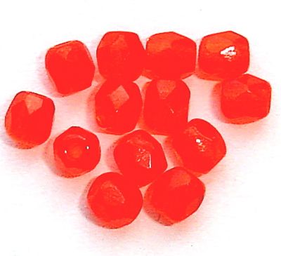 FG313 3mm Orange Facet