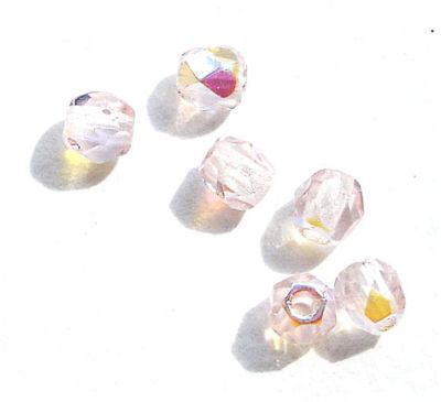 FG321 3mm Pale Pink AB Facet