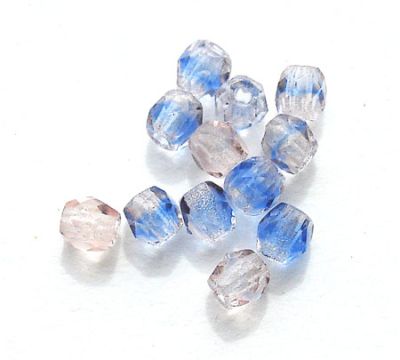 FG343 3mm Pink Blue Facet