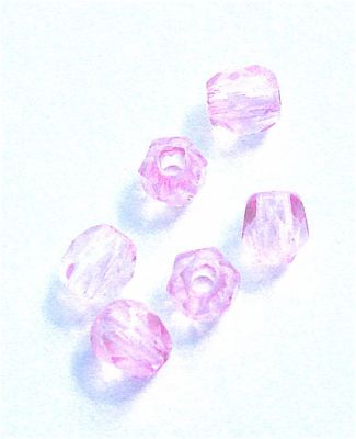 FG348 3mm Pink Facet