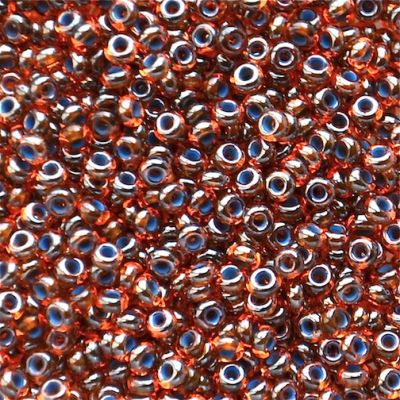 RC277 Blue Lined Topaz Size 10 Seed Beads