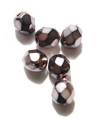 FG481 4mm Minky Pink Metallic Facet