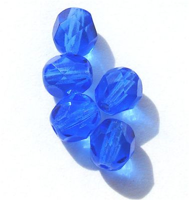 FG608 6mm Blue Facet