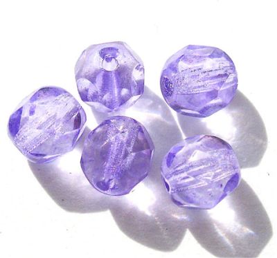 FG631 6mm Dark Lilac Facet