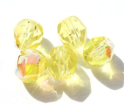 FG638 6mm Jonquil AB Facet