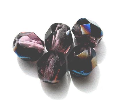 FG657 6mm Purple Helio on Purple Facet