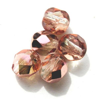FG668 6mm Copper Capri Facet