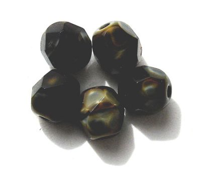 FG676 6mm Brown Tortoiseshell Facet