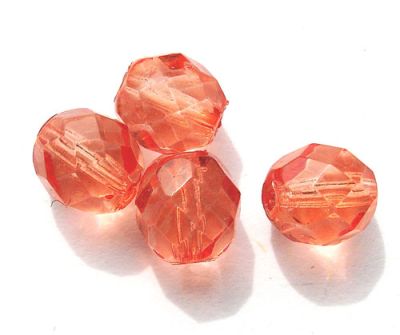 FG820 8mm Watermelon Pink Coated Facet