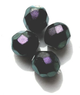 FG845 8mm Purple Metallic Facet