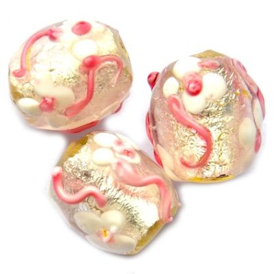 GL2143 15x13mm Pink Oval