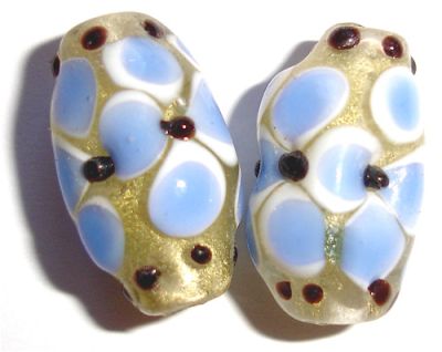 GL2148 16x12mm Blue Oval