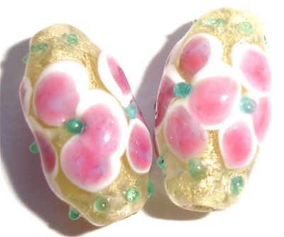 GL2149 16x12mm Pink Oval