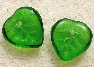 GL1211 9x8mm Emerald TO Leaf