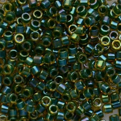DB0273 Lined Topaz/Olive AB Delica