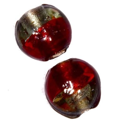 GLx0209 12mm SL Red and Grey Bicoloured Disc