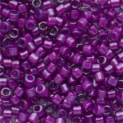 DB0281 Fuchsia Lined Crystal Lustre Delica