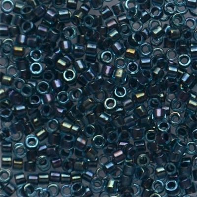 DB0286 Lined Aqua/Grey AB Delica