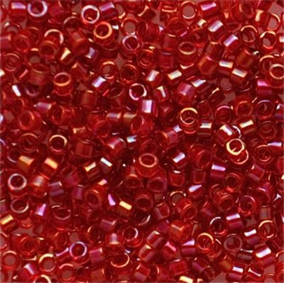 DB0295 Colour Inside Red/Red AB Delica