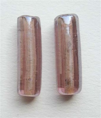 GL0450 20x6mm Lilac Lustred Tube