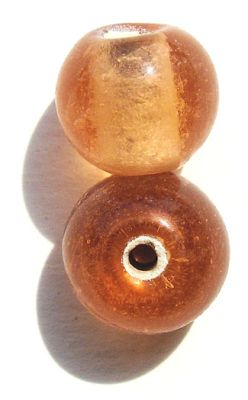 GL0348 8mm Peach Plain Rounds