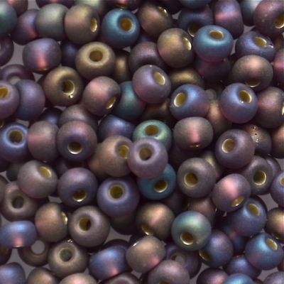 RC391 SL Frost Purple AB Size 6 Seed Beads