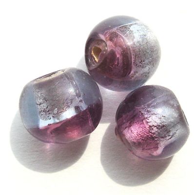 GLx0625 8mm  Purple and Lilac SL Round