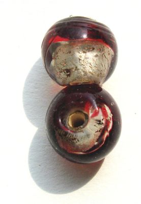 GLx0630 8mm  Red and Grey SL Round