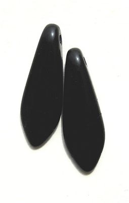 GL0826 15x5mm Black Dagger