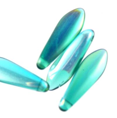 GL0835 15x5mm Teal AB Dagger