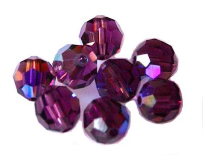 CR503 5mm Dark Amethyst AB Round