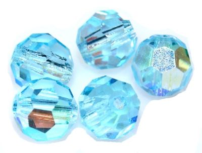 CR610 6mm Aqua AB Round