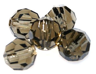 CR614 6mm Black Diamond AB Round