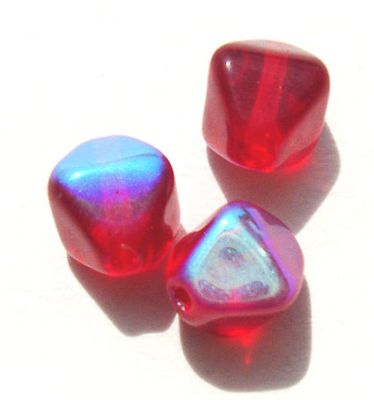 GL1194 6mm Red AB Bicone