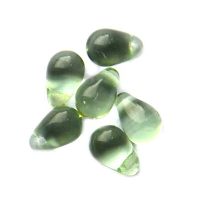 GL1219 4x6mm Fern Green Drop