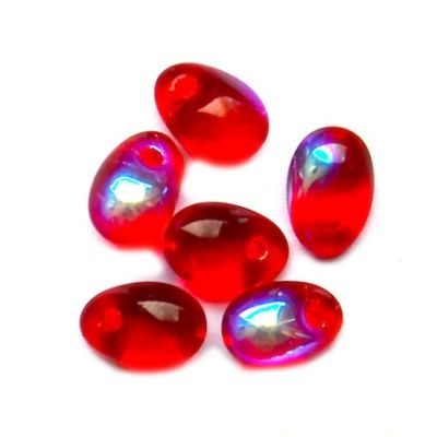GL1225 4x6mm Red AB Drop