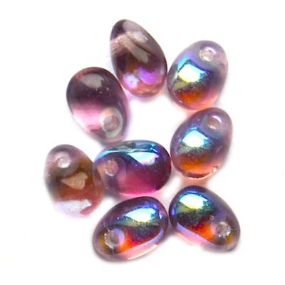 GL1228 4x6mm Purple AB Drop