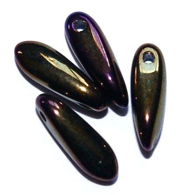 GL1409 11x3mm Scarab Bronze Dagger