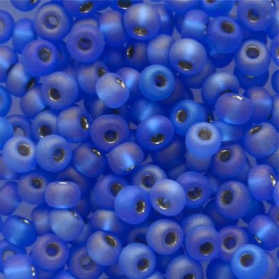 RC455 SL Frost Blue AB Size 6 Seed Beads