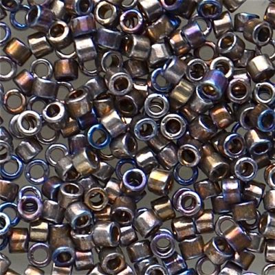 DB0542 Amethyst Gold Iris (Palladium Plated AB) Delica