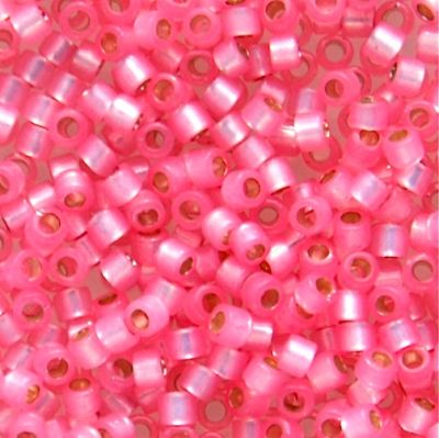 DB0625 SL Dyed Rose Alabaster Delica