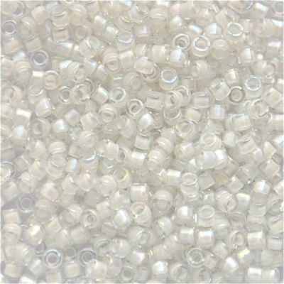 DB0066 Lined White AB Delica