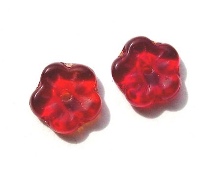 GL0656 6mm Red CH Flower